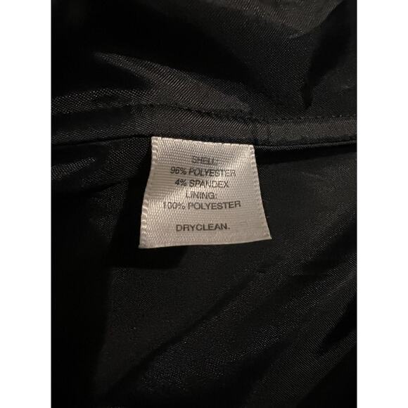 WHITE HOUSE BLACK MARKET Strapless Satin Fit & Flare Formal Dress Black Size 4 - Picture 8 of 8